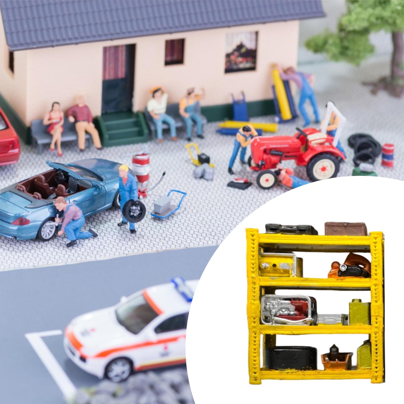 Auto Repair Shop Layout - Scena di Officina di Riparazione Auto