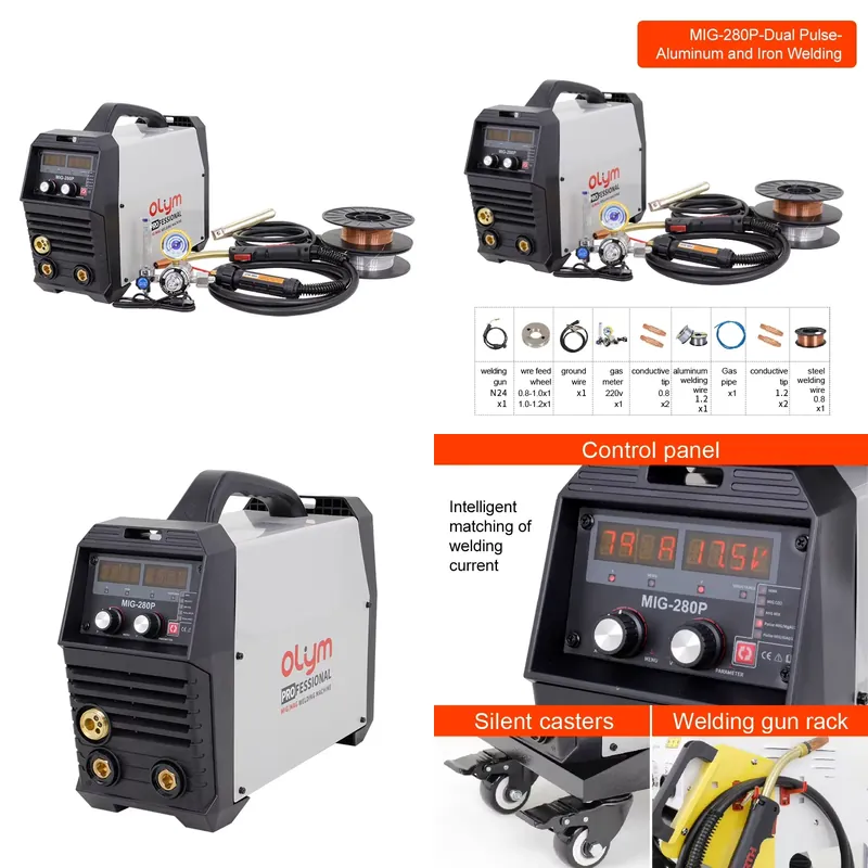 Tig Welder Machine - Saldatrice Inverter MIG 280 Pulse per